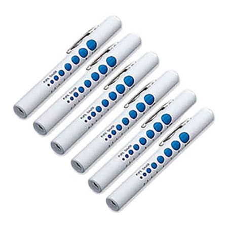 American Diagnostic Corp ADC Adlite Disposable Penlight, White with Pupil Gauge, 6/Pack 351P